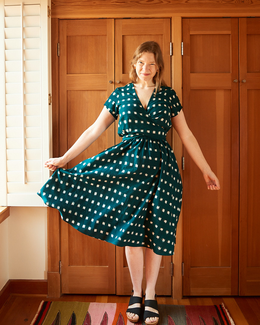 Homme Wrap Dress by Elbe&nbsp;Textiles